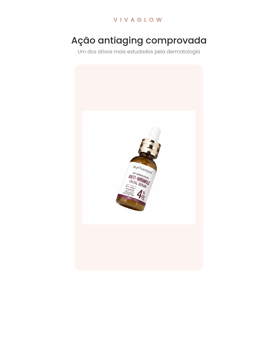 Sérum Retinol Antiaging com Colágeno e Ácido Hialurônico — Reduza Rugas