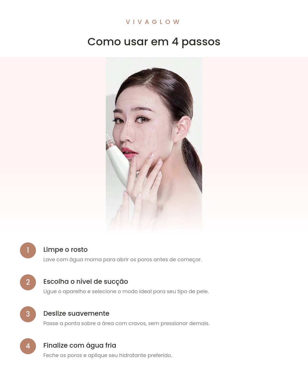 Removedor de Cravos a Vácuo Elétrico — Limpeza de Poros Recarregável USB