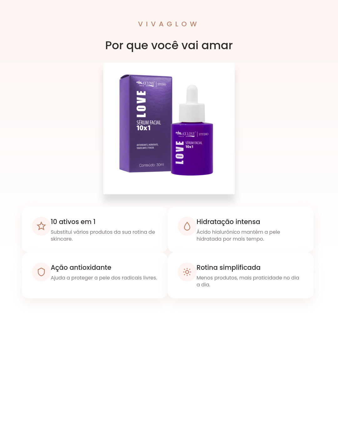 Sérum Facial 10 em 1 — Toda a Rotina de Skincare em Um Frasco