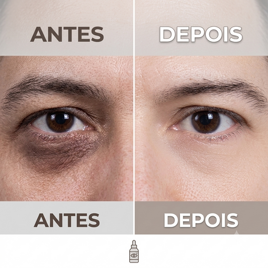 Roller Massageador para Olhos com Ácido Hialurônico — Reduz Olheiras e Rugas