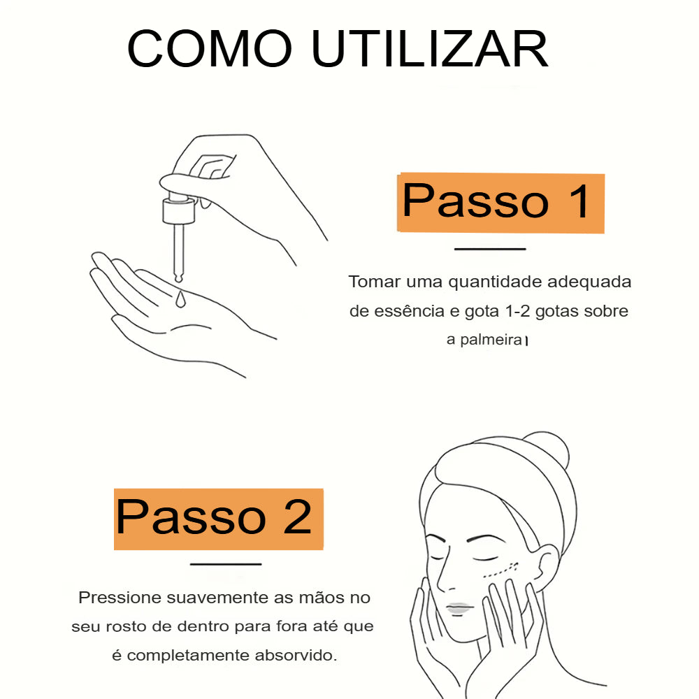 ✨ Combo Rejuvenescedor HISENRAIN – Vitamina C + Retinol + Ácido Hialurônico