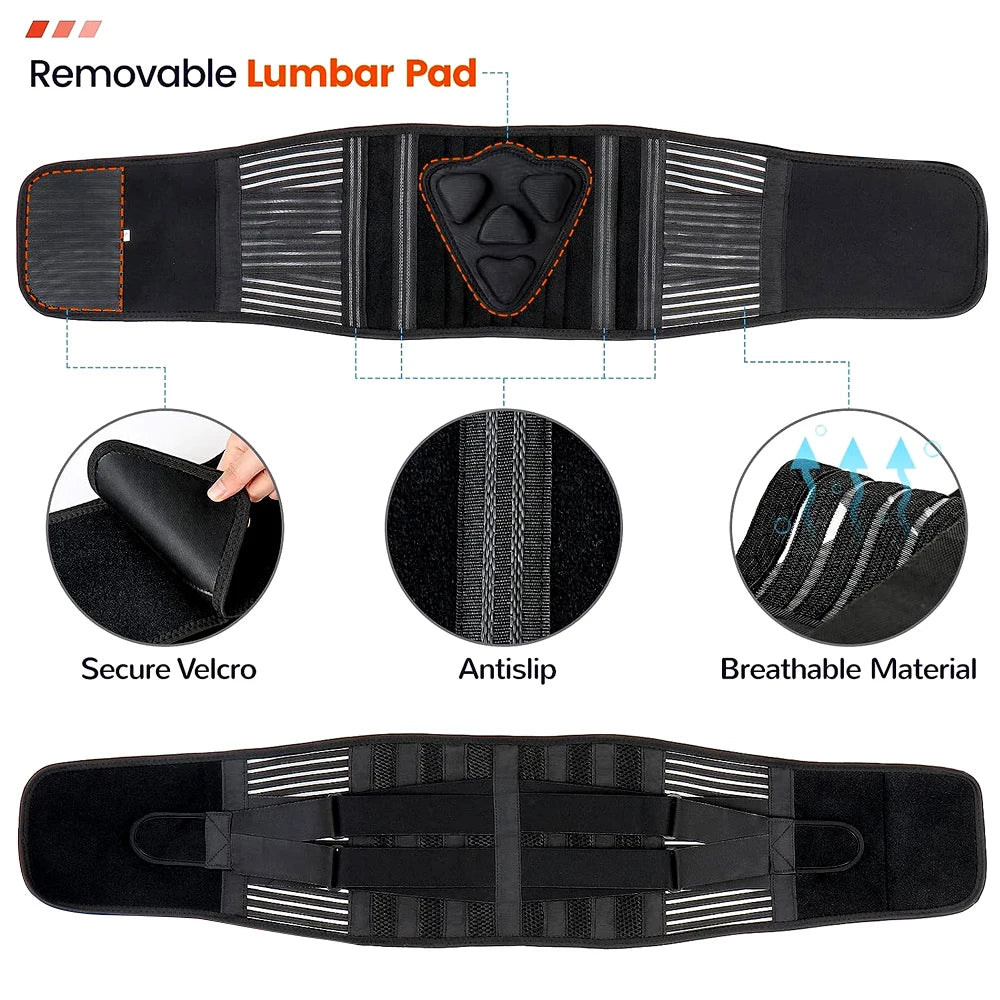 Cinta Modeladora e Suporte Lombar Ergonômico