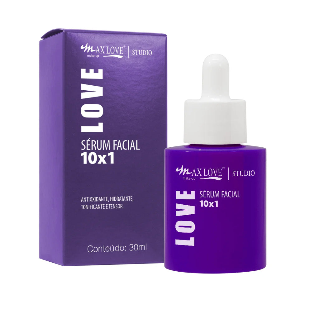 Sérum Facial 10 em 1 Max Love (30ml) – O Poder de 10 Ativos
