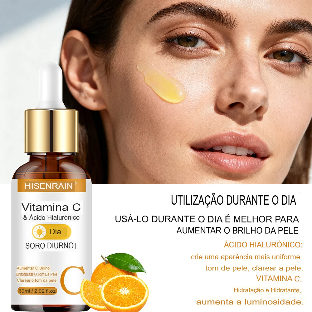 ✨ Combo Rejuvenescedor HISENRAIN – Vitamina C + Retinol + Ácido Hialurônico