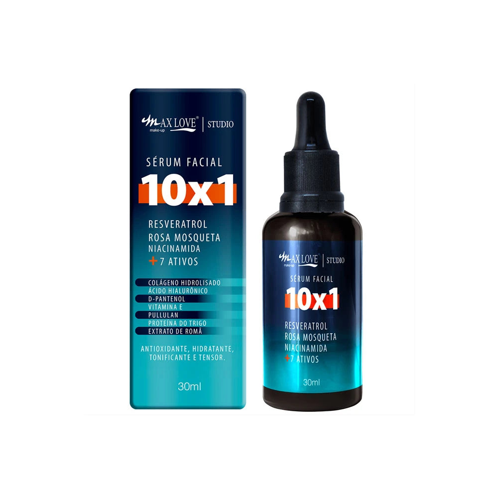 Sérum Facial 10 em 1 Max Love (30ml) – O Poder de 10 Ativos