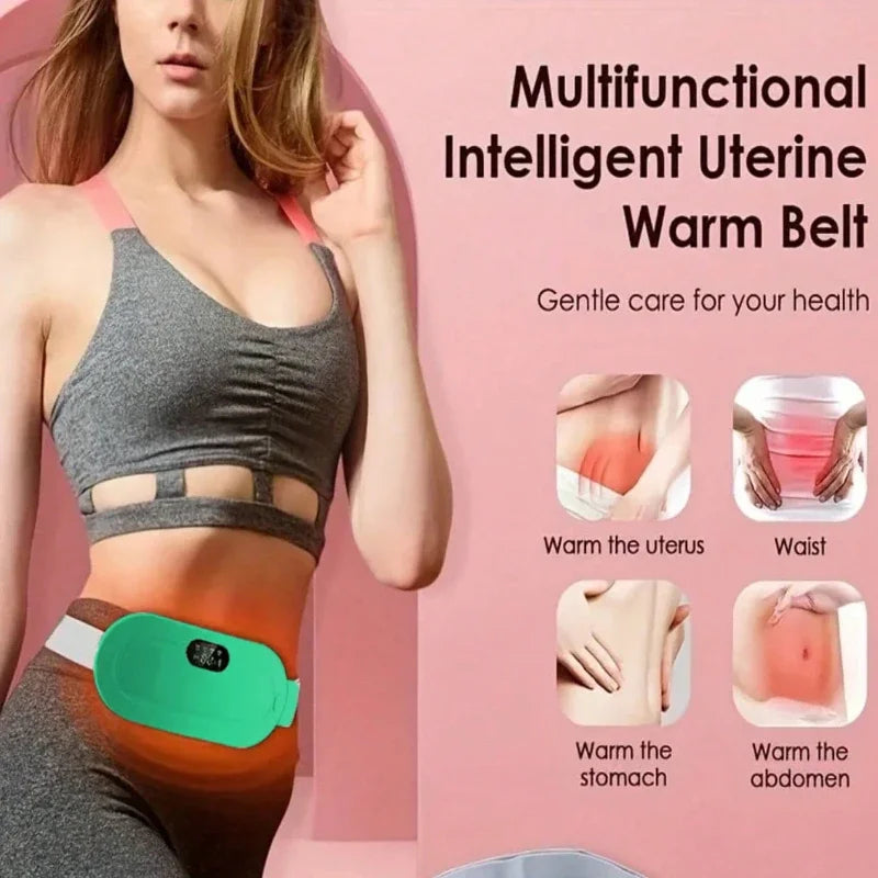 Cinta Térmica Elétrica para Cólicas Menstruais — Alívio de Desconforto