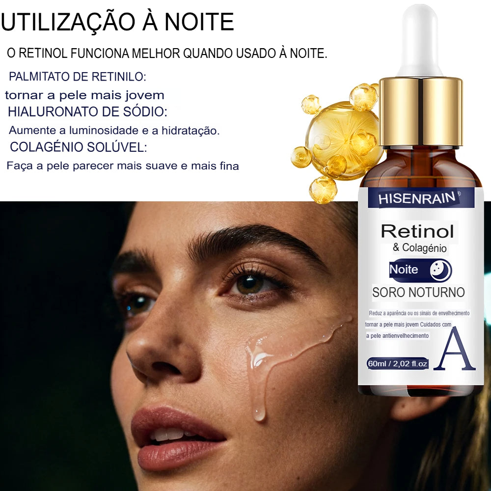 ✨ Combo Rejuvenescedor HISENRAIN – Vitamina C + Retinol + Ácido Hialurônico