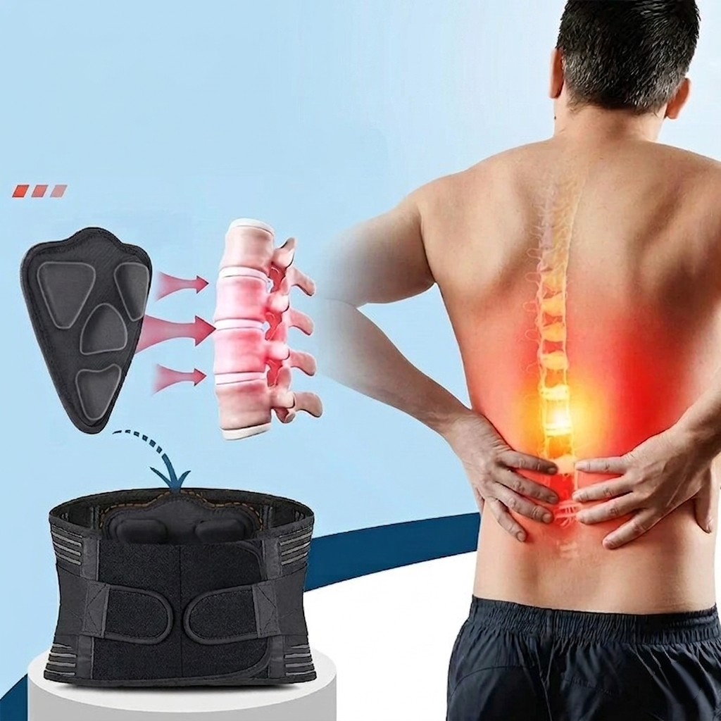 Cinta Modeladora e Suporte Lombar Ergonômico